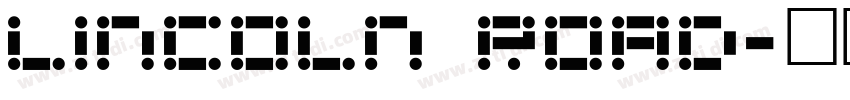 Lincoln Road字体转换